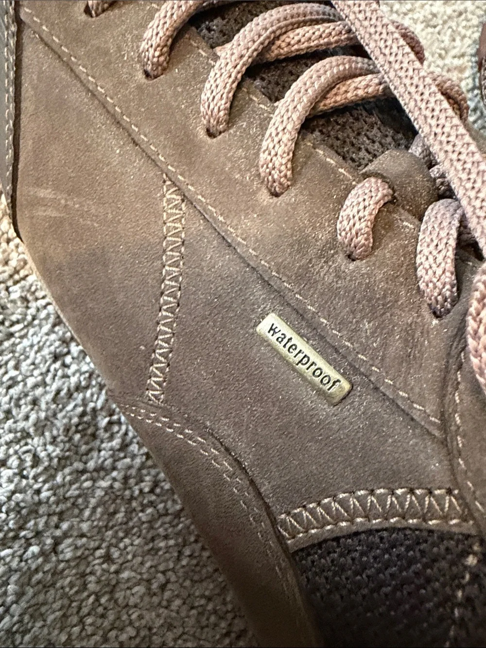 Dansko Women’s Casual Lace-Up Waterproof Slip Resistant Clog Sneakers in Brown